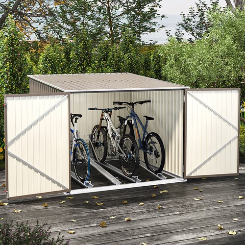 Lockable metal garden patio - garden,
