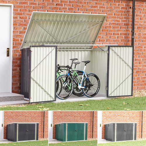 Metal garden shed - garden,