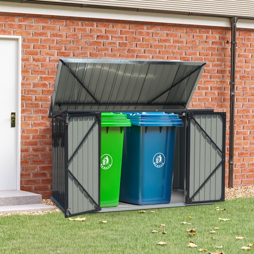 Garden metal storage box - garden,