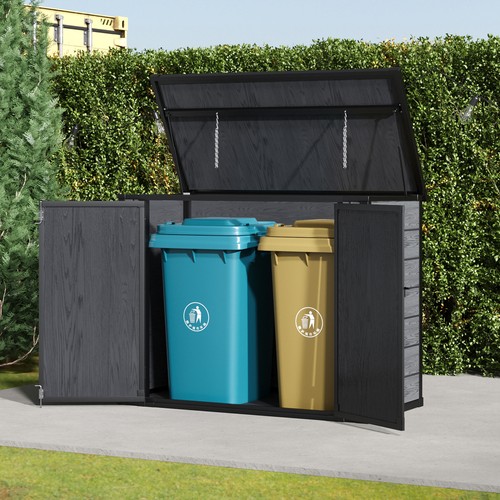 Metal lockable bicycle store - lockable,