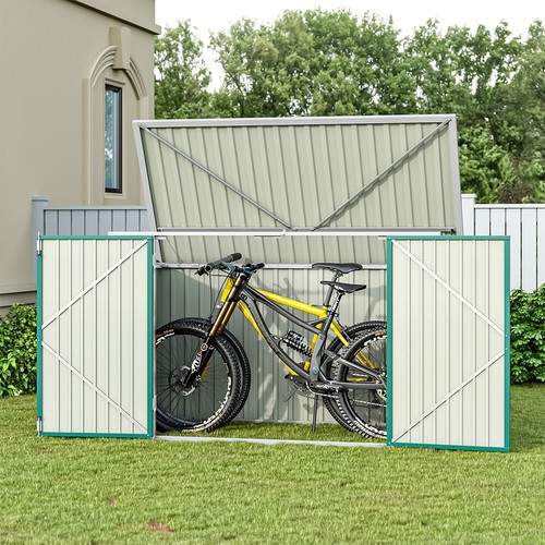 Outdoor garden bicycle shed - outdoor,