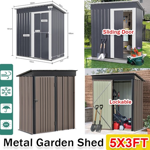 Garden lockable bicycle shed - garden,