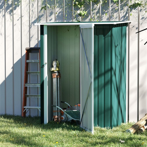 Metal outdoor storage shed - metal,