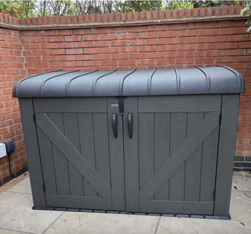 Plastic wheelie bin large - bin,